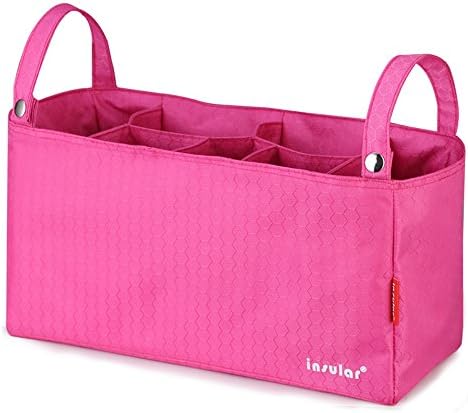 Multifunctional Baby Diaper Bags Organizer changing Bags for Strollers rose