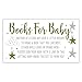 50 Twinkle Little Star Books for Baby Shower Request Cards - Invitation Inserts