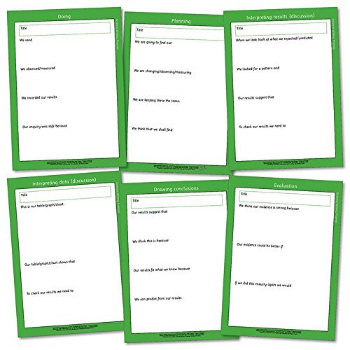 Wildgoose Education SC1141 Science Writing Frame (Pack of 12)