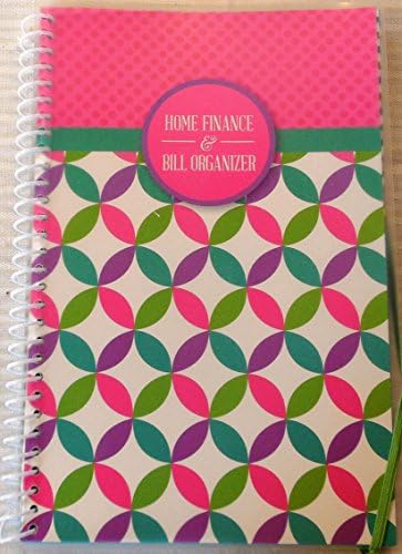 Home Finance & Bill Organizer with Pockets (Color Burst)
