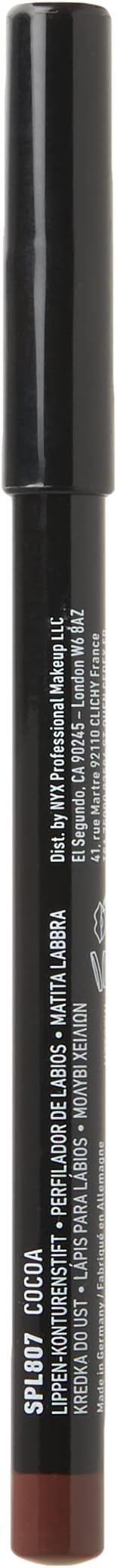 NYX Slim Lip Pencil Buttery Soft Cocoa 807 Long-Wear Lip Liner view 2
