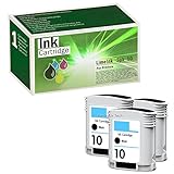 Limeink Compatible Ink Cartridge Replacements for HP 10 High Yield (3 Black, 3 pack)