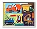 The Kids Room by Stupell Construction Trucks Rectangle Wall Plaque Set, 11 x 0.5 x 15, Proudly Made in USA