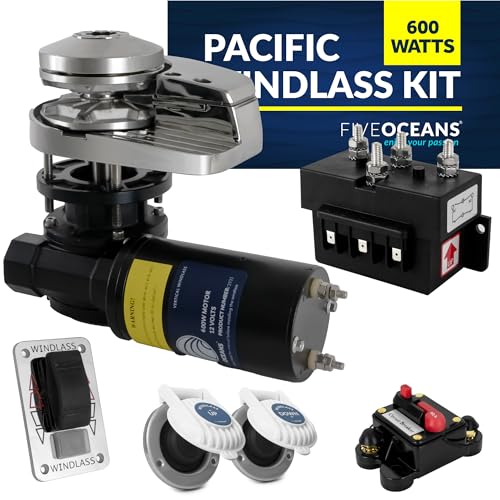 Five Oceans Vertical Windlass Kit, Boat Anchor Windlass Pacific 600