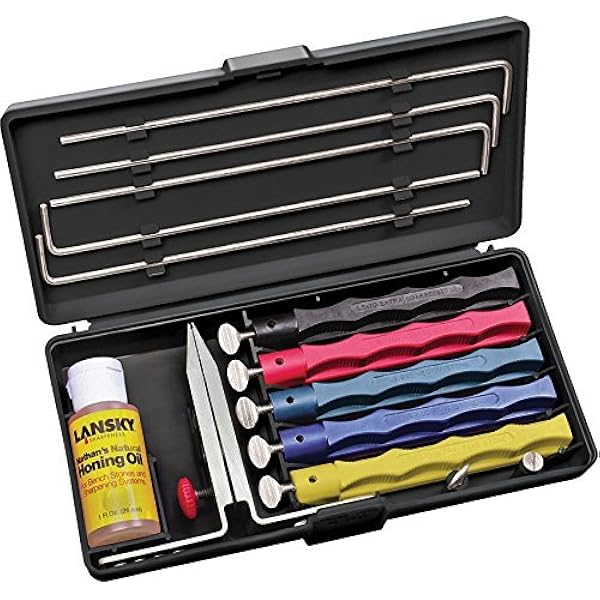 Lansky Deluxe - Kit para afilar navajas: Amazon.es: Deportes y aire libre