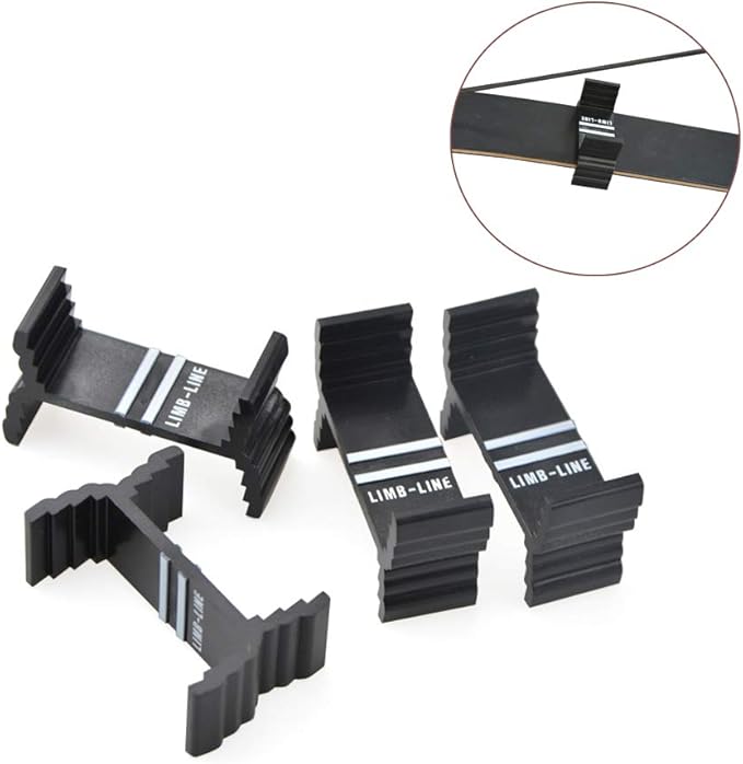 MILAEM 4pcs Archery Recurve Bow Limb Gauges Center String Shot