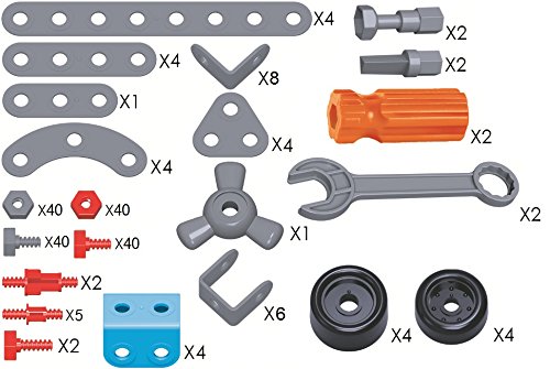 7TECH 221 PCS 4-in-1 Model Building set STEM Educational Construction Engineering Toy with Robot & Racer Cars for Kids
