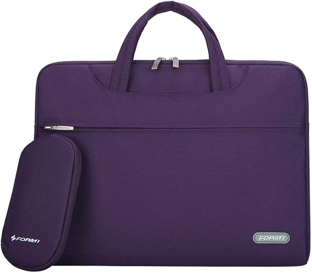 CROMI Laptop Case, Slim Briefcase Commuter Bag Business Sleeve Carrying Handle Bag Nylon Notebook Shoulder Messenger Bag: Clothing