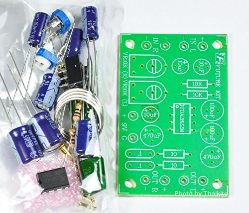 1W Mini Stereo Amplifier TDA2822M Easy Unassembled Kit 3-12VDC supply