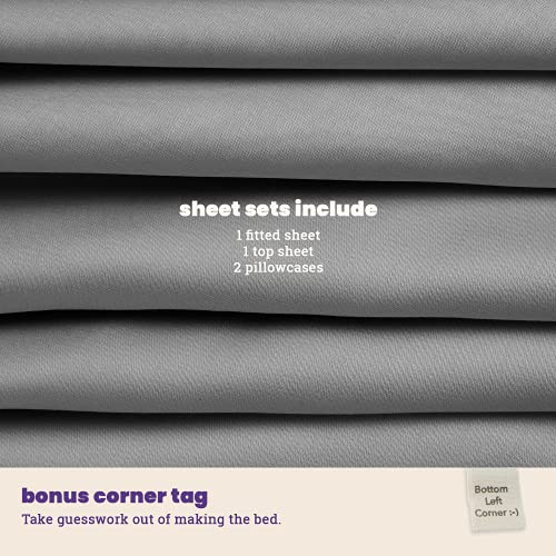 Sheets & Giggles 100 Eucalyptus Lyocell Sheet Set. Our AllSeason