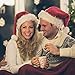 Z-Tala- 2019 Santa Hats for Adults-Velvet Santa Hats with Plush Trim-Comfort Liner Santa Hat-Red -2 Pack