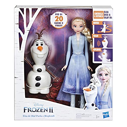 Hasbro Disney Frozen ELSA, Fernbedienung Olaf für Sprechen und Tanzen, Sprechen in Italienisch, inspiriert vom Disney…