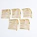 MagiDeal 10 Pieces Vintage Handmade DIY Wire Comb Metal Hair Combs Base 4 Colors Plated Women's DIY Wedding Bridal Hair Jewelry - gold