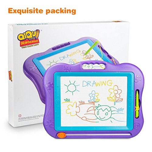 SLHFPX LOFEE Birthday Present for 2-6 Year Old Girl,Magnetic Doodle Board Gift for Girl Age 3 4 5 Year Old Girl Toys for 3-7 Year Old |Magna Doodle for Toddlers
