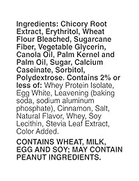 Fiber One Brownies, 70 Calories, 5 Net Carbs, Snacks, Cinnamon Coffee Cake, 6ct