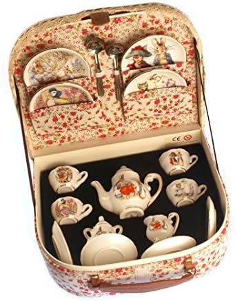 Beatrix Potter Tea Set Peter Rabbit & Friends By Reutter Porcelain - Medium by Reutter Porcelain
