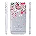 iPhone 6 Case, GMYLE iPhone 6 /6s Pattern Case Hybrid [Anti Shock] TPU Bumper +[Scratch Resistant] Flower Floral Back Cover Clear with Design Protective Case for iPhone 6s / 6- Cherry Blossom