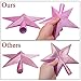 Aneco 2 Pack Glittered Christmas Tree Topper Star Treetop for Christmas Tree Decoration or Home Decor, Hard Plastic, 2 Size