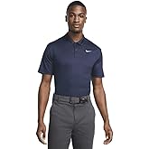 Nike Dri-FIT ADV TW Men's Golf Polo (as1, Alpha, l, Regular, Regular, Midnight Navy/Thunder Blue/White)
