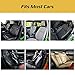 Xflyee Car Headrest Adjustable Safe Car Seat Pillow for Head and Neck Support Travel Sleeping Cushion for Kids Adults Black