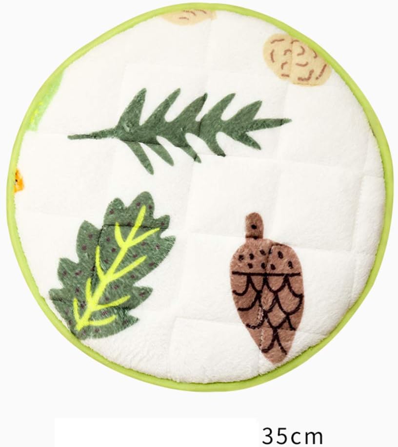 Round Seat Cushion, Strap Design Non-slip Warm Chair Pads, Dining Chair Student Thick Cushion Cover Chair Cover Chair Cushion-o 35x35cm(14x14inch)