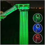 Hairstore LED Shower Head 7 Color Changing Water Powered High Pressure Water view 2