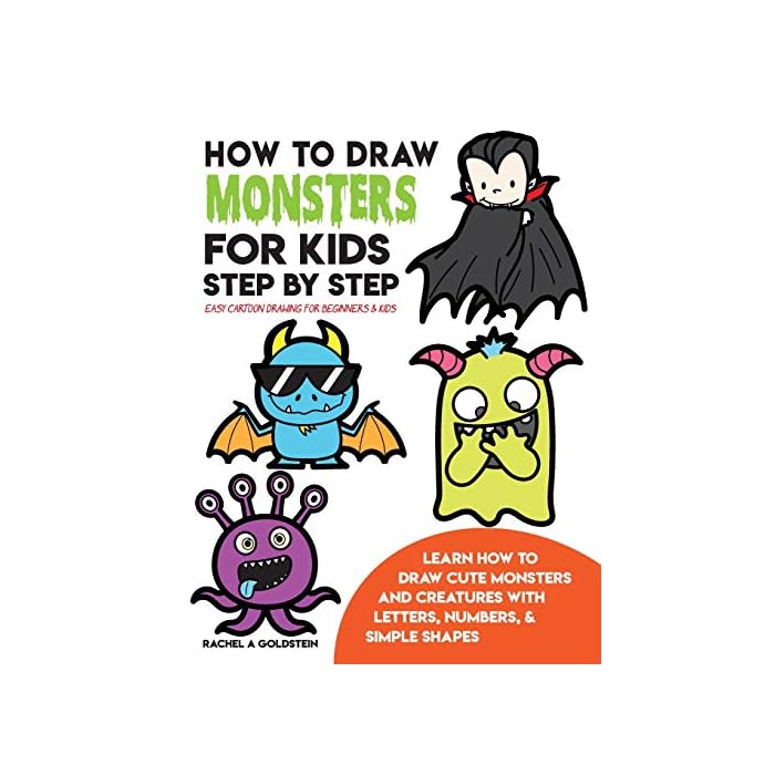 Buy How to Draw Monsters for Kids Step by Step Easy Cartoon Drawing for
