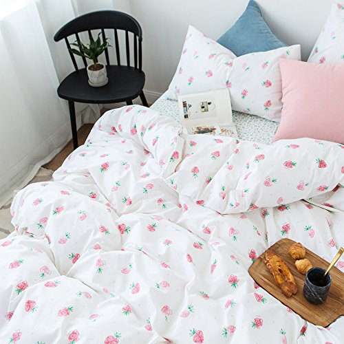 AOJIM Japanese Kawaii Style Pure Cotton Children Cute Duvet Cover Set