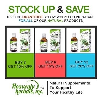 Amazon.com: Sabal Serrulata Drops, Supports Healthy Prostate Gland, 1.83 oz by Heavenly Herbals, Inc. (Alcohol Free): Health & Personal Care