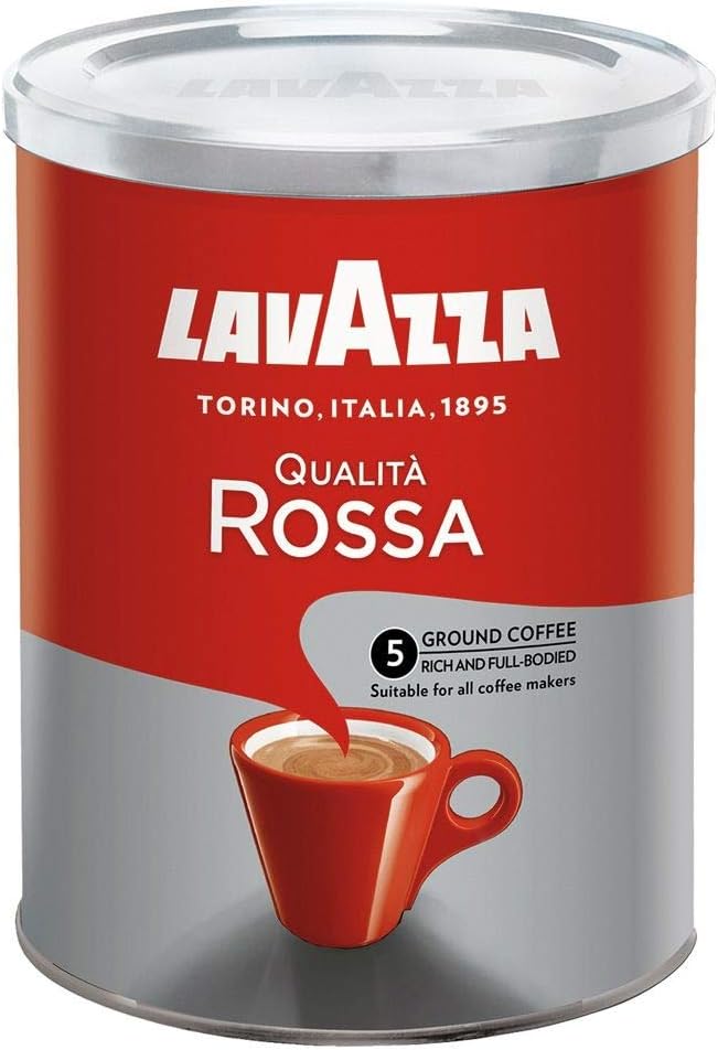 Café Torrado e Moído Qualità Rossa Lavazza Lata 250g por LAVAZZA