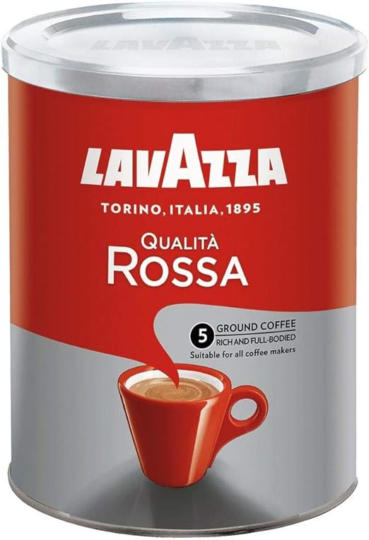 Café Torrado e Moído Qualità Rossa Lavazza Lata 250g 