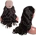 Younsolo Body Wave Lace Front Wigs Human Hair Pre Plucked Natural with Baby Hair Body Wave Wigs for Women 100% Unprocessed Brazilian Virgin Human Hair Glueless Lace Front Wig (1, 1b/27)