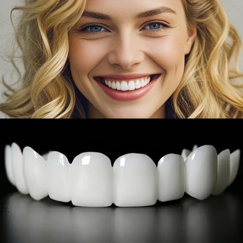 Photo 1 of 2 Pairs Unisex Cosmetic Smile, Adjustable Upper & Lower, Natural Comfort Fit for Daily Wear