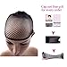 KRSI Short Pixie Cut Straight Bob Synthetic Wigs for Women Heat Resistant Costume African American Wigs with Bangs Natural Black Full Wigs That Look Real+Free Wig Cap