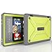 Fire HD 7 (2014 Model) Case - Poetic Fire HD 7 Case [Revolution Series] - [Heavy Duty] [Dual Layer] [Screen Shield] Protective Hybrid Case with Built-In Screen Protector for Amazon Fire HD 7 (2014 Model) 4th Gen Only - Citron , Will Not Fit Fire 7