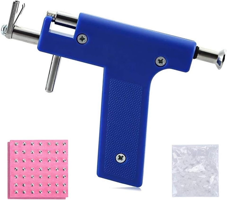 Piercing Gun Tools Kit, Professional Painless Body Piercing Tool with