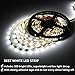 HOMELYLIFE Daylight White LED Strip Lights Non-Waterproof SMD2835 Flexible 16.4Ft 6500K Tape Light for Cabinets, Vanity Mirror, DIY Decor (No Power or Remote)