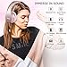 LOBKIN Bluetooth Headphones Over Ear, Stereo Wireless Headset with Microphone, Foldable Wireless and Wired Headphones with TF Card MP3 Mode and FM Radio for iPhone/Samsung/iPad/PC