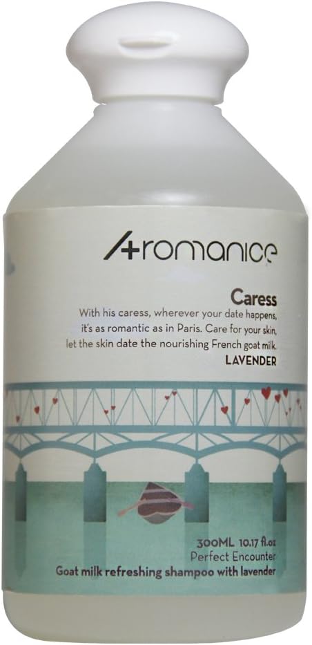 Aromanice Goat Milk Shampoo,Lavender,Nourishing,Silicon Free,300ML(10.1 Oz)
