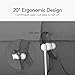 Earbuds, GGMM Wired Earphones Noise Isolating Headphones Earbuds with Microphone Heavy Deep Bass Earphones Ear Buds, in Ear Headphones Fits All 3.5mm Interface Device (C300-Black)