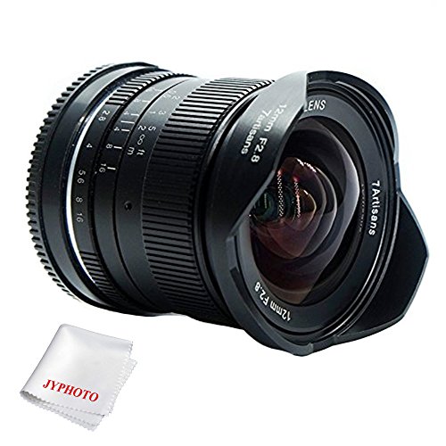 7artisans 12mm f2,8 APS-C manuelle Objectif pour appareil photo Fuji x Mount ainsi que de A10 X A1 X X-A2 X-at X-M1 XM2 X-T1 A3 X X/T10 x T2 X-T20 X-Pro1 Pro2 X X-E1, X-E2, e2s