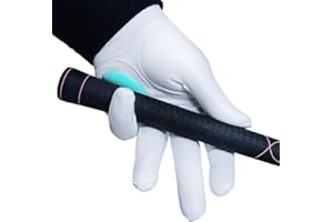 WINNER SPIRIT Miracle Grip Training Golf Glove Consistent Stable Grip with Premium Cabretta Leather Anti Slice Hook Corrector