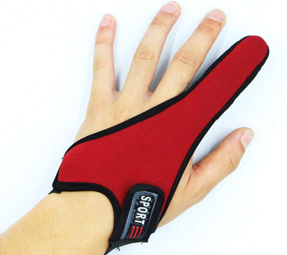 Amazon 2点入り フィッシンググローブ キャスティングプロテクター パワーフィンガー フィンガープロテクター 指サック 手袋 投げ釣り キャスティングに最適 1本指 右手 左手 Rolyta グローブ