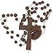 Plastic Economy Rosary - Made in Italy (Brown)