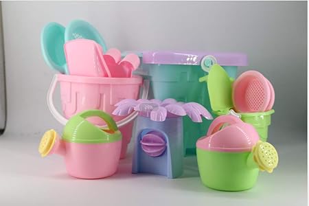 Amazon itary 砂場セット スコップ バケツ ミニサイズ 玩具 おもちゃ 遊具 砂遊び ままごと 公園 砂場 お風呂 6歳以上適用 キッチン 食べ物 おもちゃ