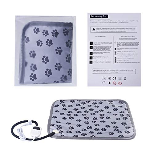 N / A Upgraded Pet Heating Pad for Dog Cat Heat Mat Indoor Electric