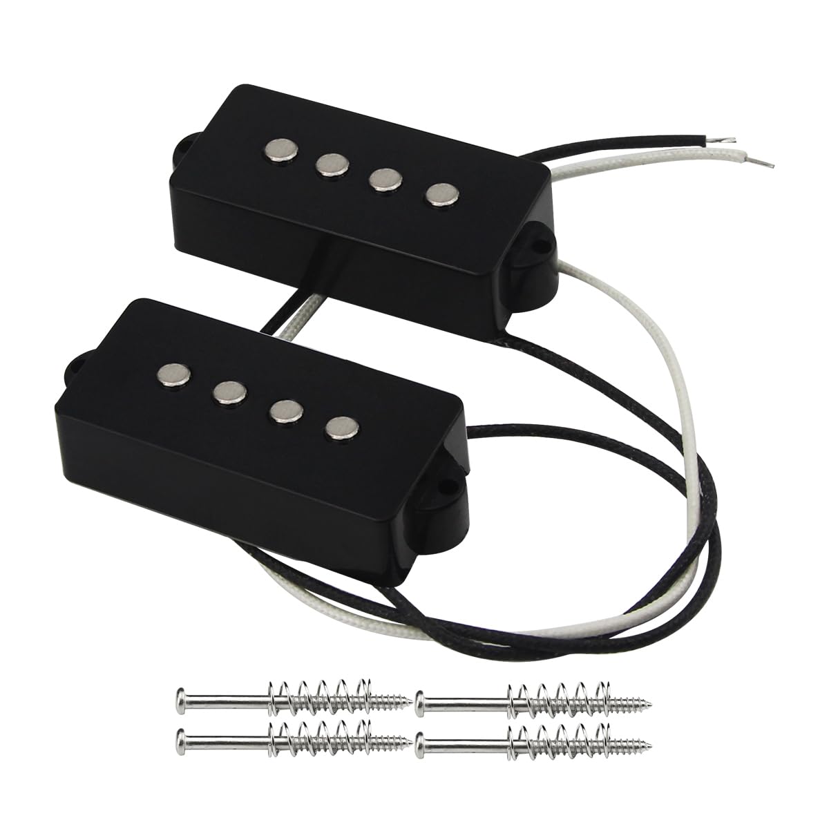 FLEOR Alnico 5 PB Bass Pickups Humbucker Pickup for 4 String PB Bass Replacement — image 1