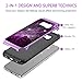 BENTOBEN Case for Samsung Galaxy S8, Case for Samsung S8, Heavy Duty Nebula Galaxy Stars Space Hybrid Soft TPU Hard PC Bumper Shockproof Full Body Protective Phone Case for Galaxy S8, Purple Nebula