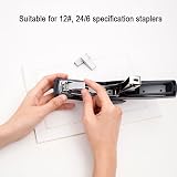 ASNOMY Box 10000Pcs Staples 24/6mm for Stapler Steel Iron Silver view 6