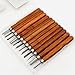 LIVEHITOP 12 Piece Set Wood Carving Tools Knife Kit for Rubber, Small Pumpkin Soap Vegetables Wood Carving Tools Kit for Beginners Kids Adults